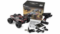 Hyper GO Truggy borstelloze 4WD 1op16 RTR zwart/rood